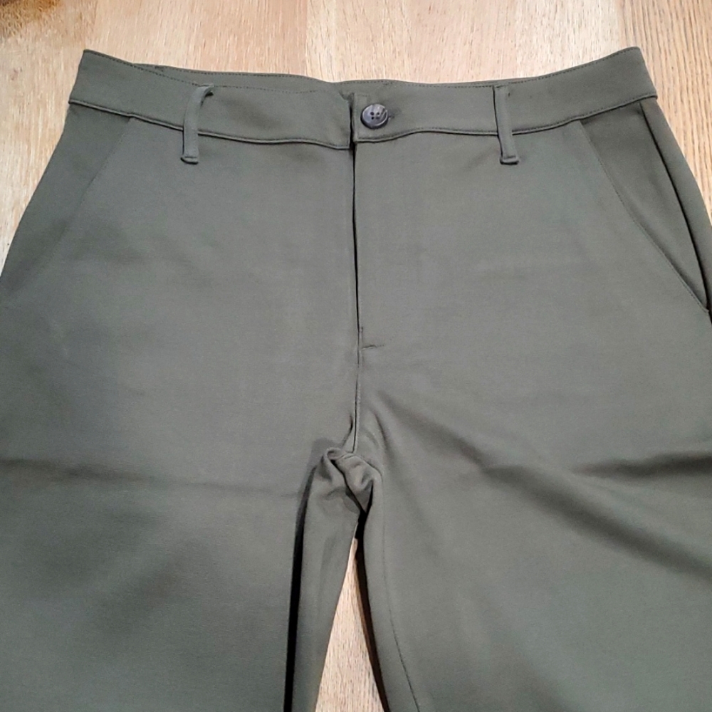 NWOT TRUE CLASSIC Staple Commuter Pant Green INSEAM 32